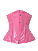 Pink Underbust Corset With Feature Mesh - Honour Clothing