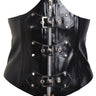 Plus Size Buckled Latex Corset - Honour Clothing