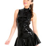 Plus Size Glitz Latex Dress in Black - Honour Clothing