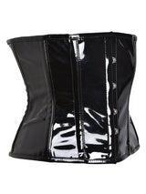 Plus Size PVC Black Durable Waist Cincher - Honour Clothing