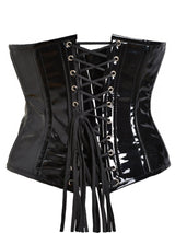 Plus Size PVC Black Durable Waist Cincher - Honour Clothing