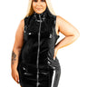 Plus Size PVC Gloria Dress - Honour Clothing