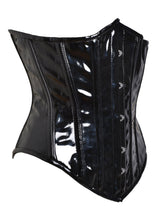 Plus Size PVC Qualia Underbust Corset - Honour Clothing