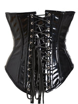 Plus Size PVC Qualia Underbust Corset - Honour Clothing