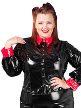 Plus Size PVC Renegade Shirt - Honour Clothing