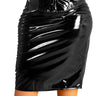 Plus Size PVC Rota Pencil Skirt - Honour Clothing