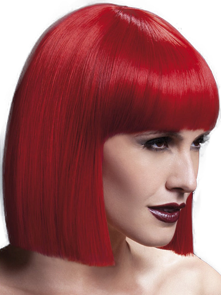 Red Bob Cut Wig - Honour Clothing