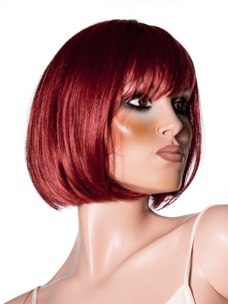Red Bob and Fringe Wig - Honour Clothing