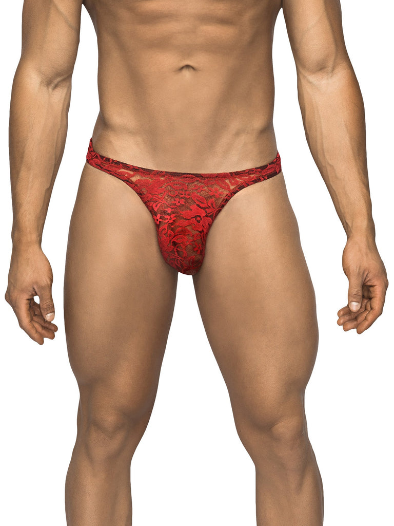 Red Laced Briefs - Honour Clothing