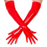 Red Latex Elbow Length Gloves - Honour Clothing