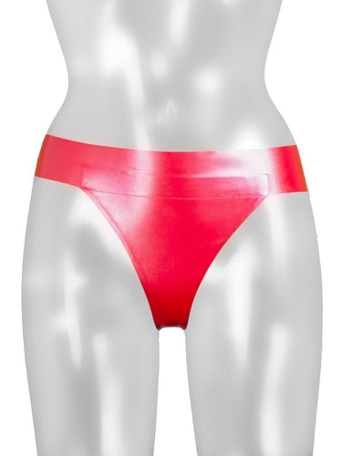 Red Latex Fenda Thong - Honour Clothing