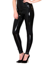 Red Latex Skinny Jeans - Honour Clothing