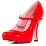 Red Patent Finished Platform Heels - Honour Clothing