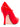 Red Patent Finished Platform Heels - Honour Clothing
