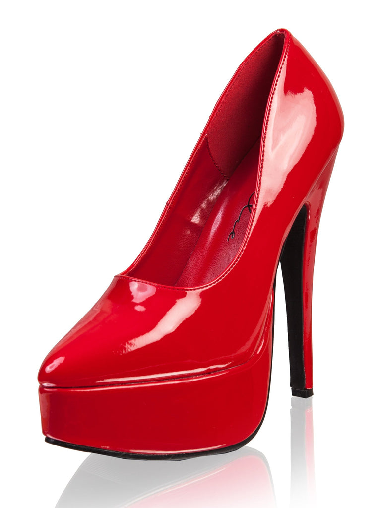 Red Platform Darina Heels - Honour Clothing