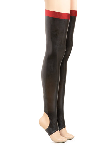 Renegade Latex Footless Stockings With A Rear Seam - Honour Clothing
