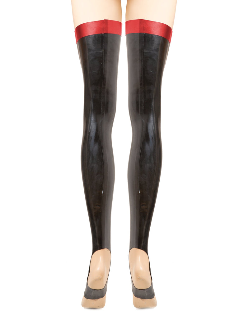 Renegade Latex Footless Stockings With A Rear Seam - Honour Clothing