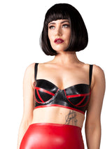 Renegade Sizzle Latex Bra - Honour Clothing