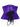 Satin Purple Randa Waist Cincher - Honour Clothing