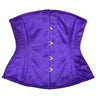Satin Purple Randa Waist Cincher - Honour Clothing