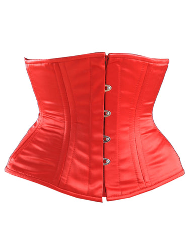 Satin Purple Randa Waist Cincher - Honour Clothing