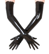 Shoulder Length Latex Gloves- Moulded & Red - Honour Clothing
