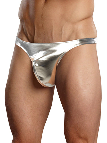 Silver Sparkle & Shine Thong - Honour Clothing