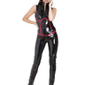 Sleeveless PVC Power Catsuit - Honour Clothing