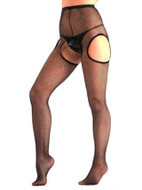 Suspender Fishnet Tights - Honour Clothing