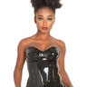 Sweetheart Latex Sculpted Top - Honour Clothing
