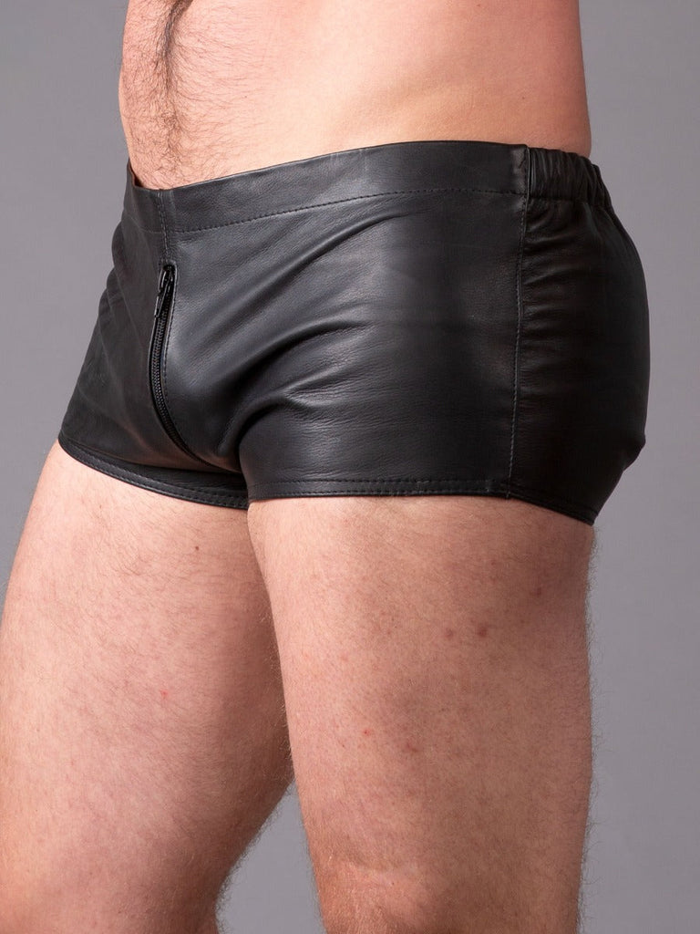Two Way Zip Leather Boxers – Honour Clothing