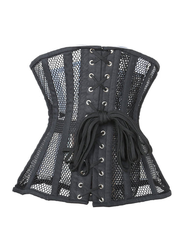 Victorian Style Fishnet Corset - Honour Clothing