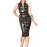 Viola Laced Latex Dress - Honour Clothing