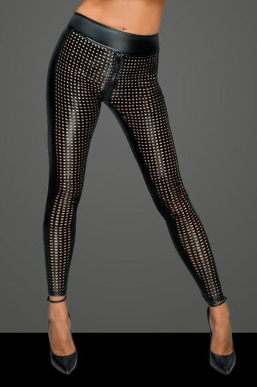 Wetlook 2 Way Zip Leggings - Honour Clothing