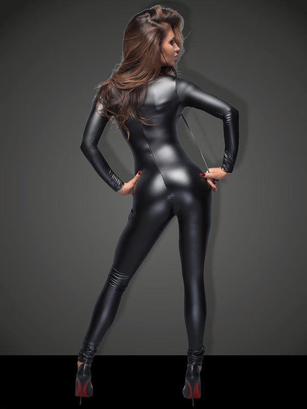 Noir Handmade Power Wetlook Robe à Dentelle Noir Handmade Power Wetlook Robe à Dentelle