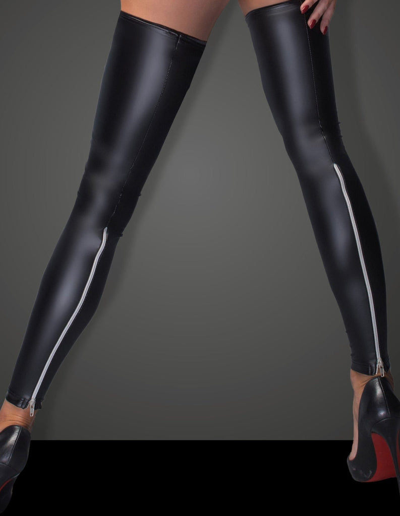 Wetlook Stockings & Briefs Set - Honour Clothing