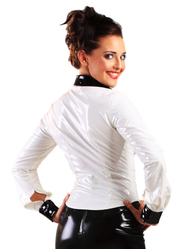 White PVC Clarity Shirt - Honour Clothing