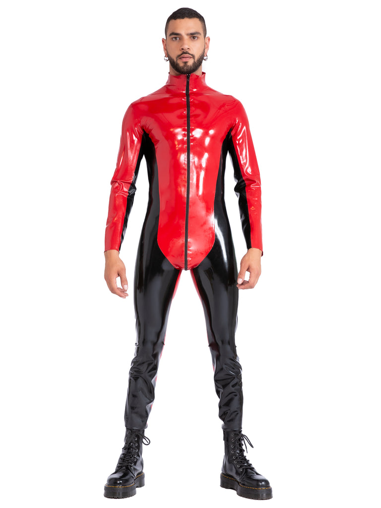 Inferno Men's Latex Catsuit - Honour Clothing
