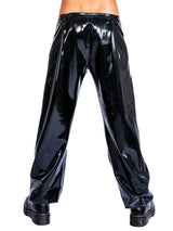 Latex Tracksuit Bottoms Black - Honour Clothing