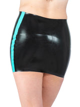 Blue Stripe Mini Skirt - Honour Clothing