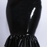 Frilly Latex Pencil Skirt - Honour Clothing
