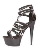 Zip Combo Sandals - Honour Clothing