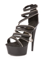 Zip Combo Sandals - Honour Clothing