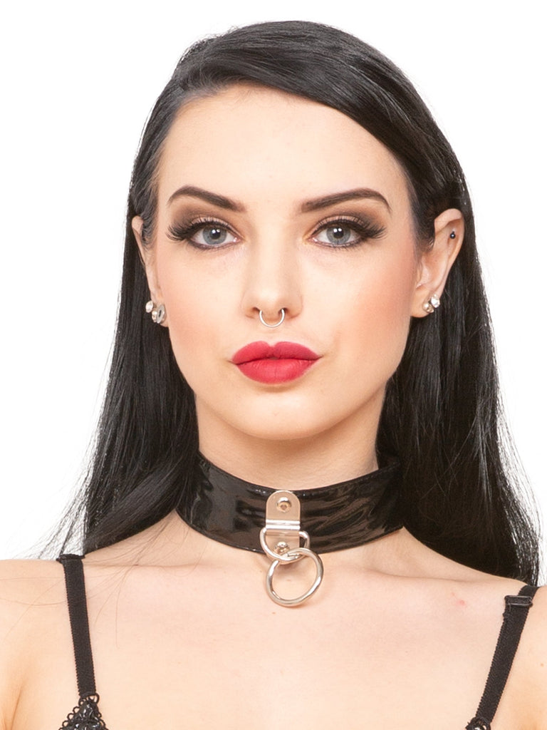 Wide PVC Choker With O Ring