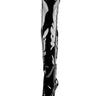Forbidden PVC Thigh Boots - Honour Clothing