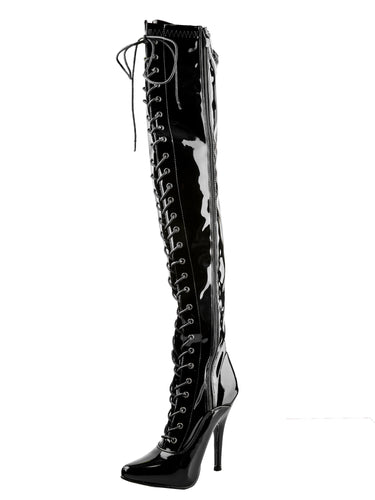 Praise PVC Thigh boots - Honour Clothing